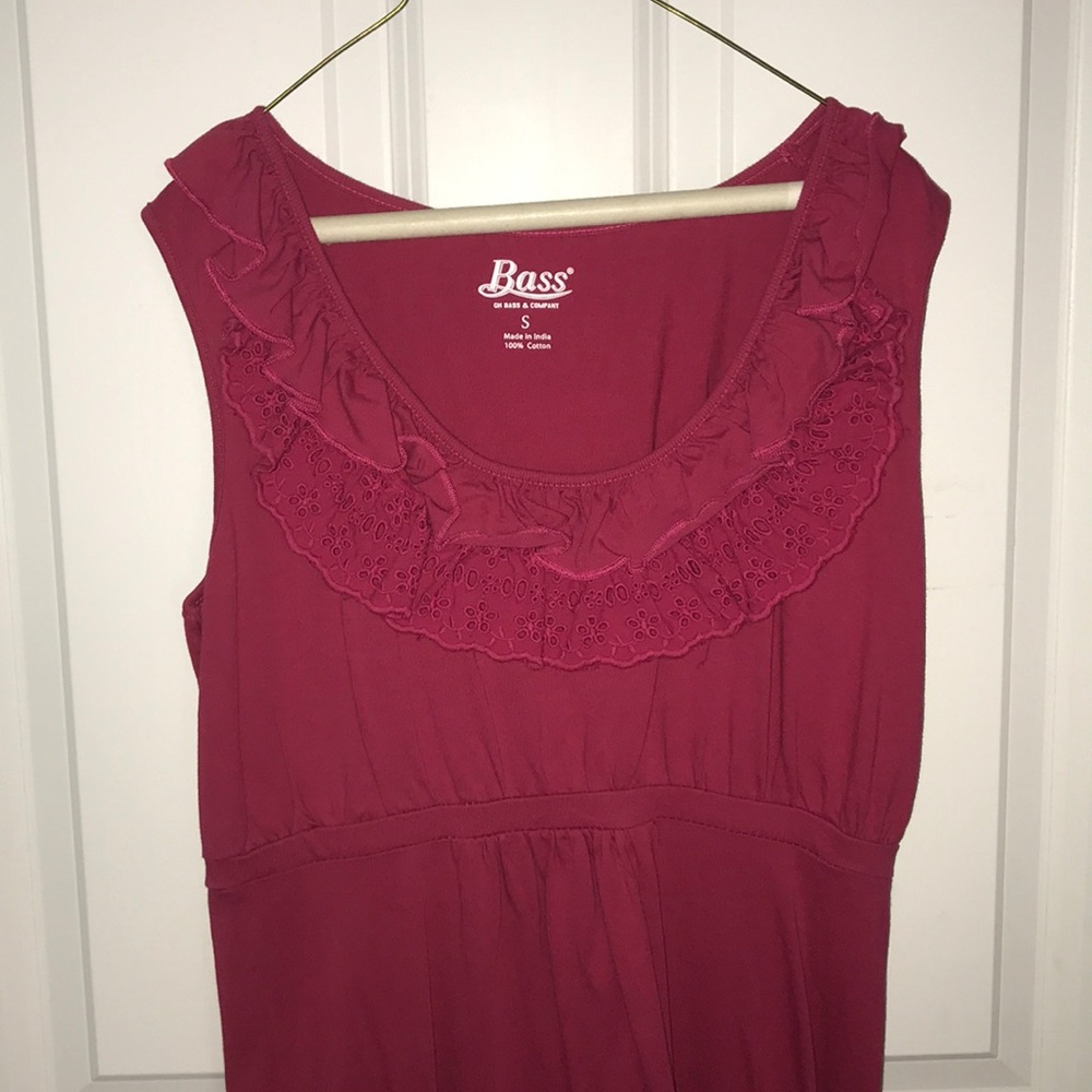 Dark pink dress!
